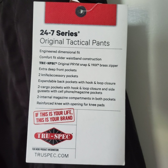 Tru-spec Mens Black Tactical Pants 40 x 34 - Picture 4 of 7
